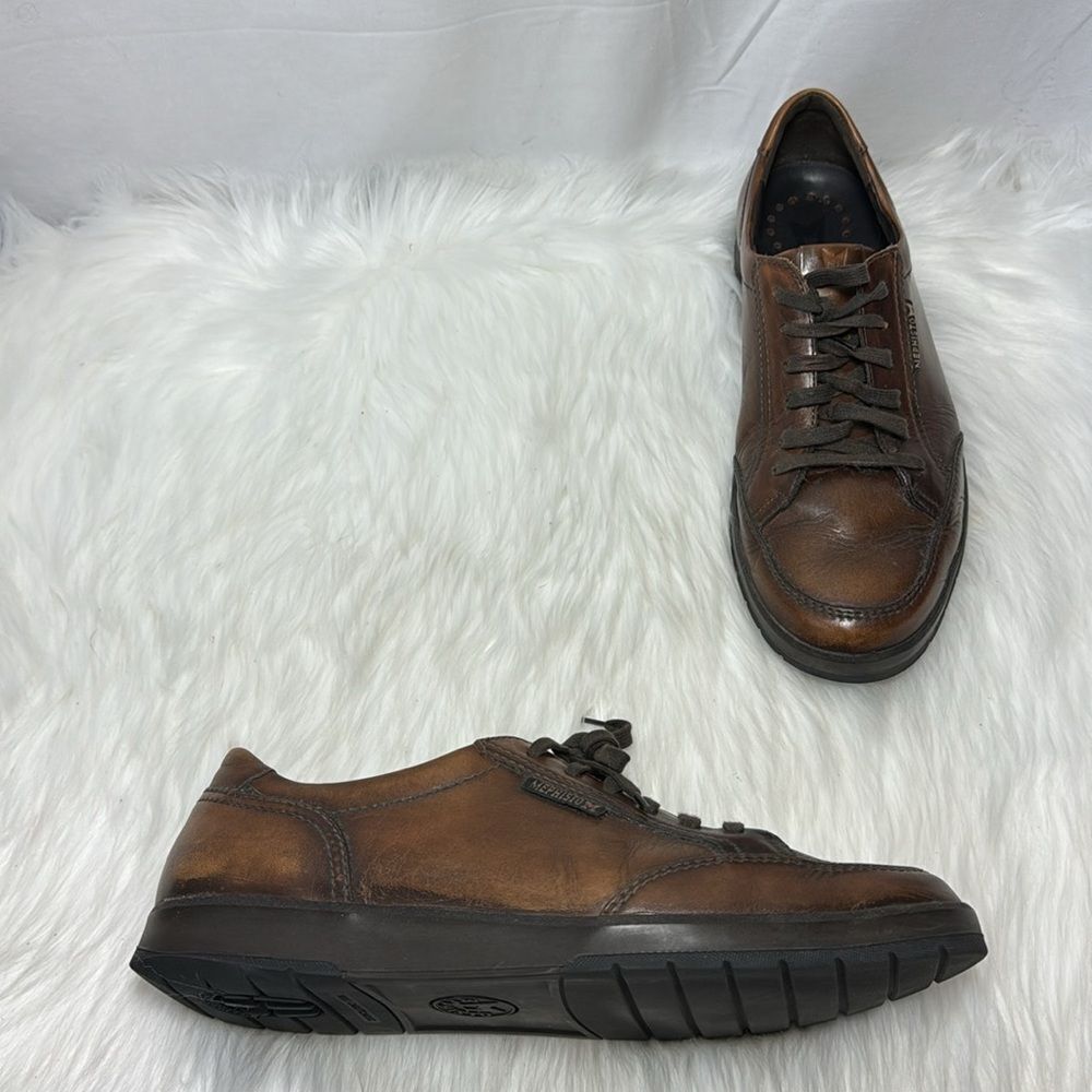 Mephisto Brown‎ Leather Lace Up Shoes Sz 9.5